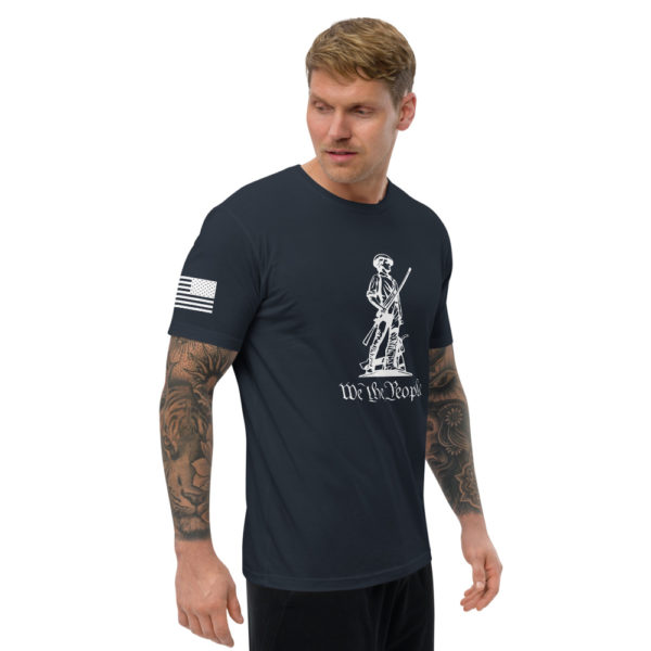 Patriot T-Shirt - American Czar - This We the People - Patriot T-Shirt is comfortable, soft, lightweight, and form-fitting. It's an ideal staple piece for any wardrobe! • 100% combed ring-spun cotton • Heather Grey is 90% cotton, 10% polyester • Fabric weight: 4.3 oz/yd² (145.8 g/m²) • 32 singles • Pre-shrunk